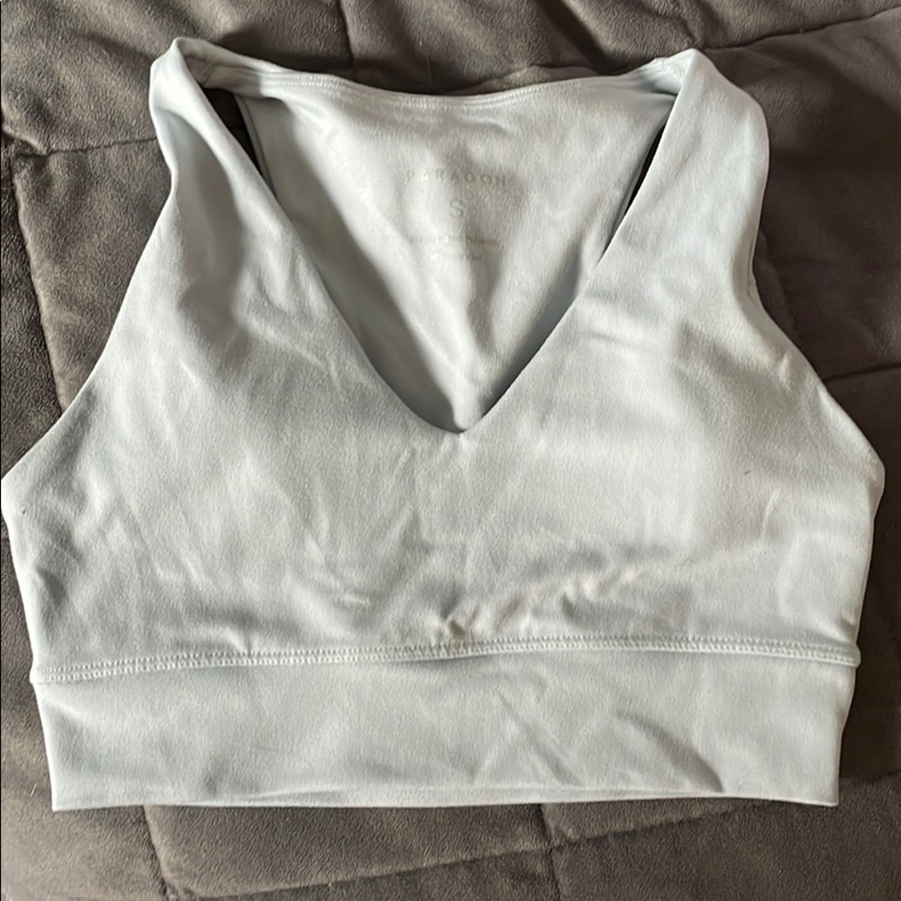 Paragon Fitwear Plunge Sports Bra; Size Small